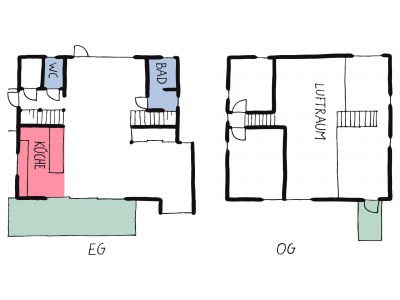 Architektenhaus Grundriss Ideen – zweigeschossige Häuser